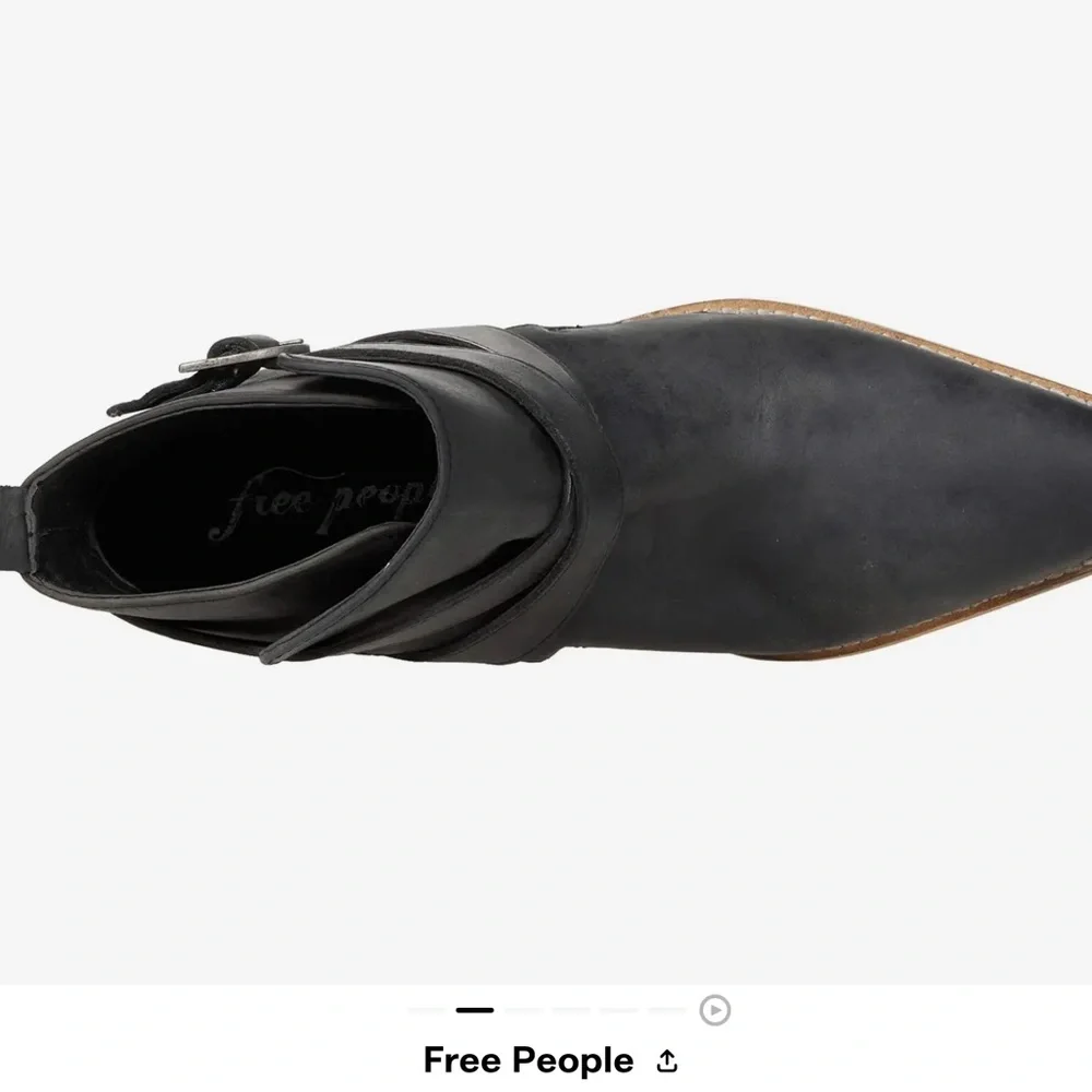 ❤️❤️ Free People Back Loop Ankle Boot❤️❤️black
